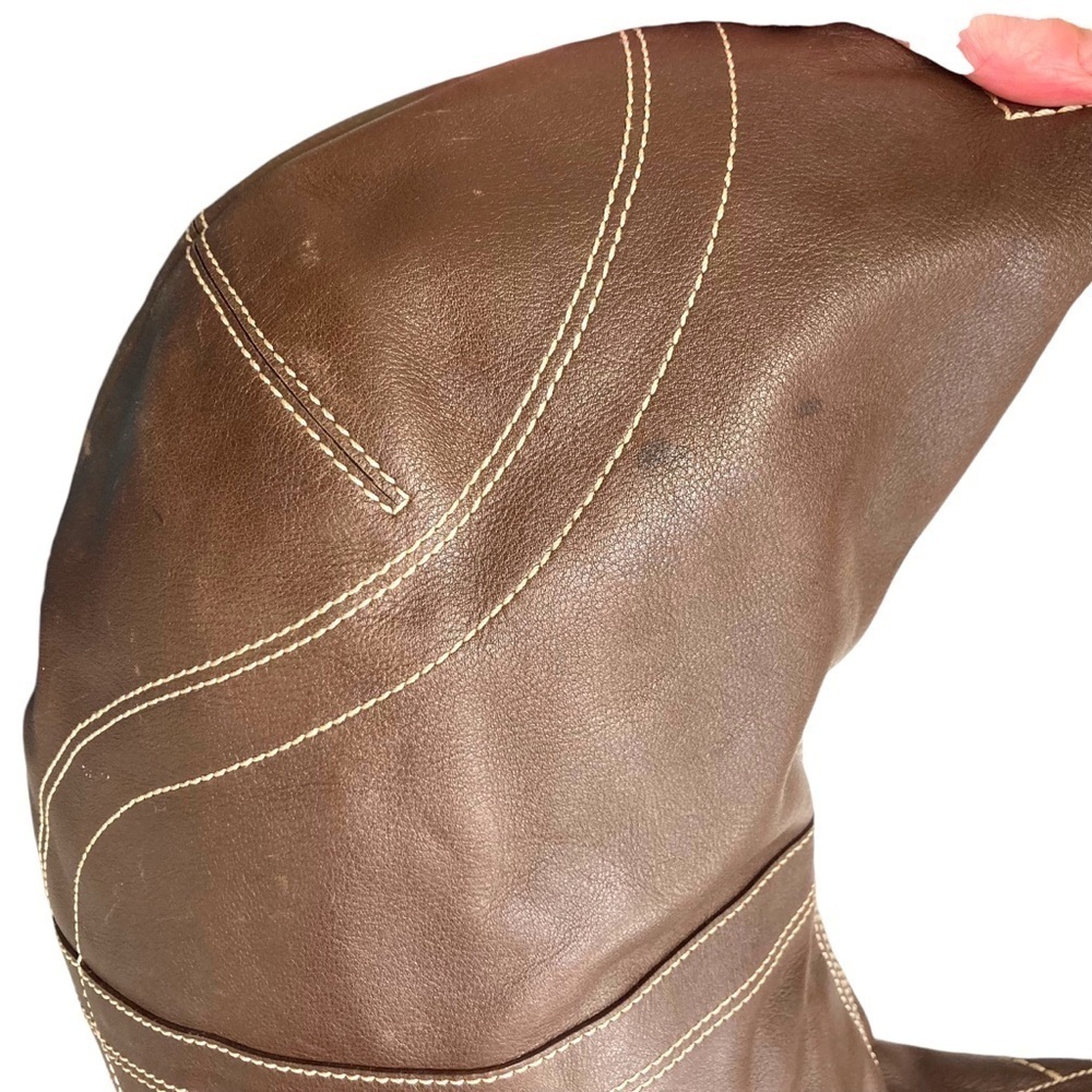 Coach 10032 brown leather large soho hobo bag - Picture 3 of 16